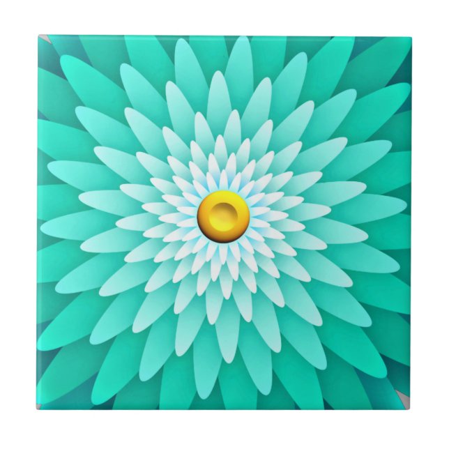Flor Azul Mandala-68566 (Frente)