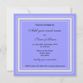 flor azul pansível todo o convite de festas