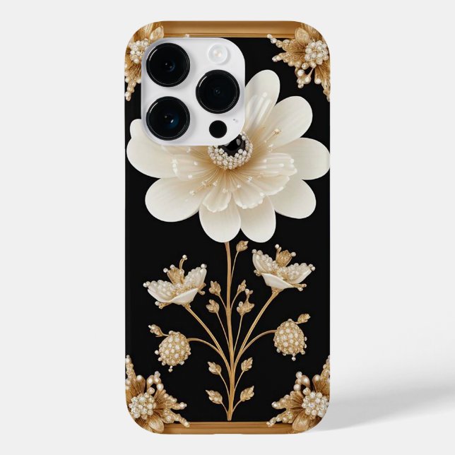 Flor Branca Elegante (Verso)