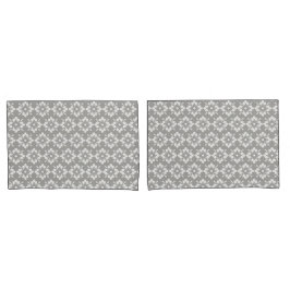 Flor branca sobre fundo de cinza repete padrão