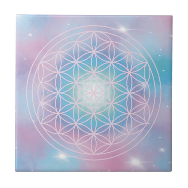 Flor Celestial – Geometria Sagrada Flor da Vida (Frente)