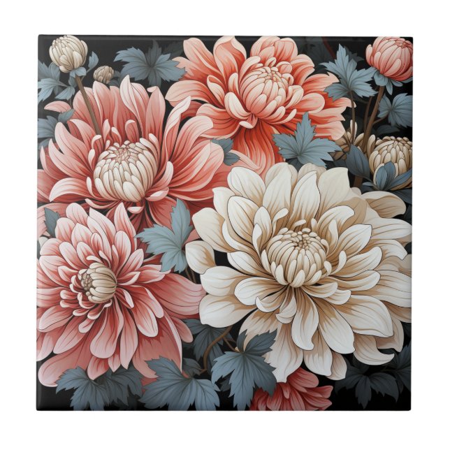 Flor Chrysanthemum (Frente)