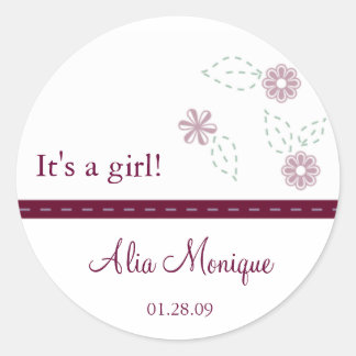 Flor com Etiquetas de Fita com Ponta