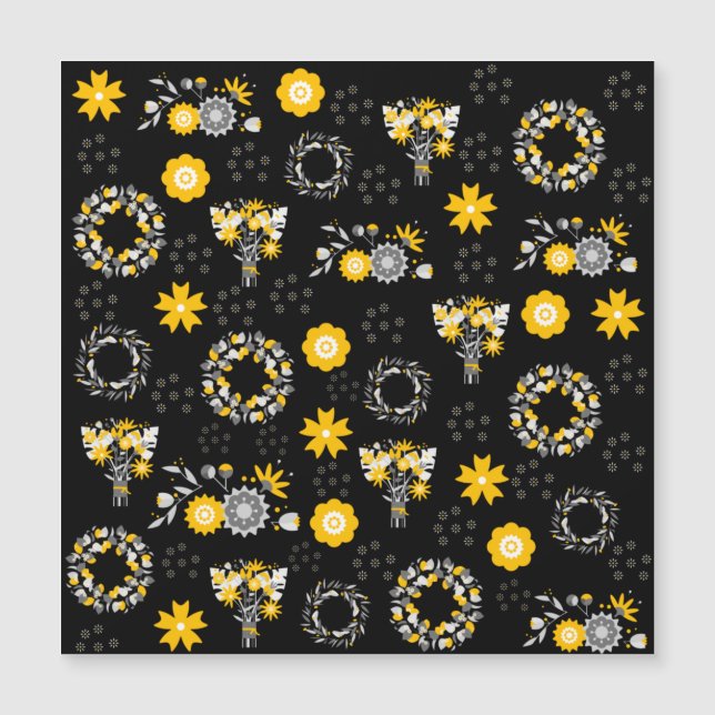 Flor Compre Grateful, Cartão Magnético (Frente)