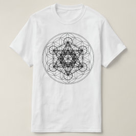 Flor da camisa do cubo de Metatron da vida