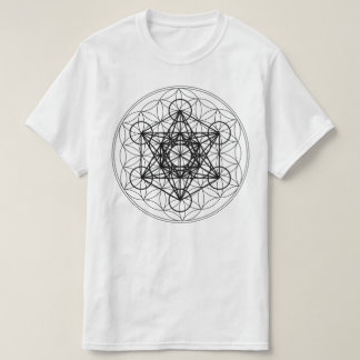 Flor da camisa do cubo de Metatron da vida