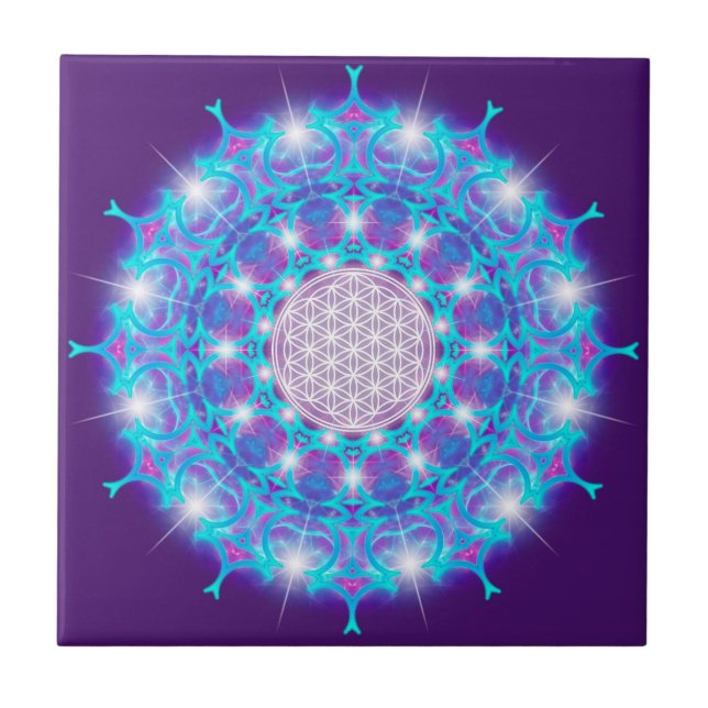 FLOR DA LIFE/Blume des Lebens Estrelas Mandala (Frente)