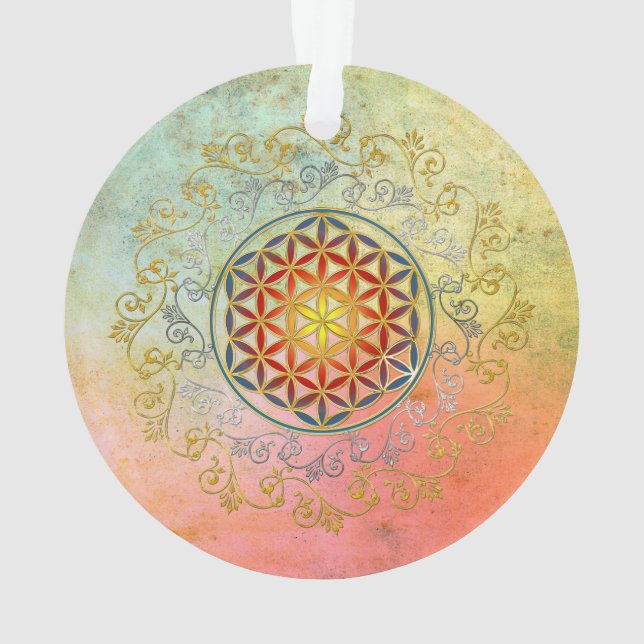Flor da Vida / Blume des Lebens - Ornamento IV BG (Verso)