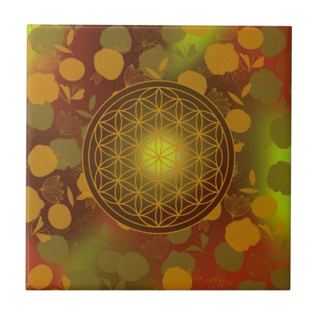 flor da vida, chakra,zen,geométrico sagrado, (Frente)