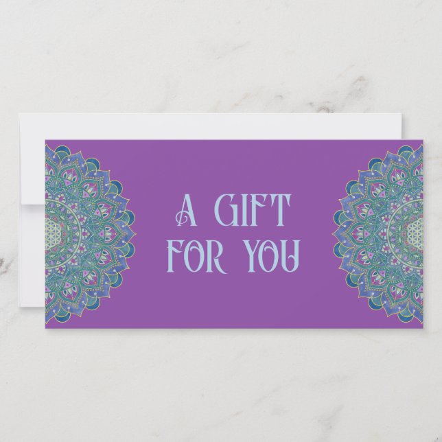 Flor Da Vida - Estilo De Mandala Índia 1 (Frente)