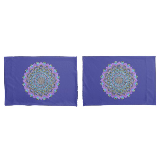 Flor Da Vida - Estilo De Mandala Índia 2 (Frente - conjunto)