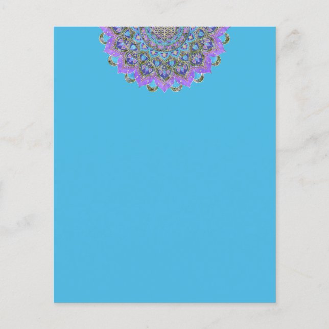 Flor Da Vida - Estilo De Mandala Índia 2 (Frente)