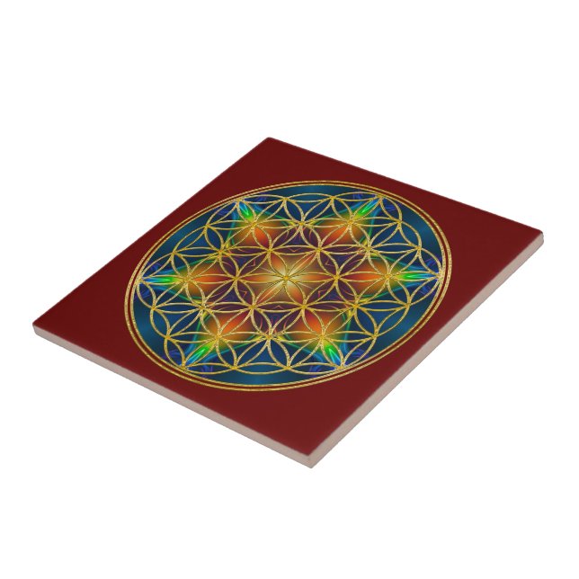 FLOR DA VIDA - Flor de Fractal 1 (Lateral)