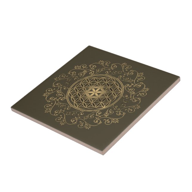 Flor Da Vida - Mandala de Enfeites Antigos 2 (Lateral)