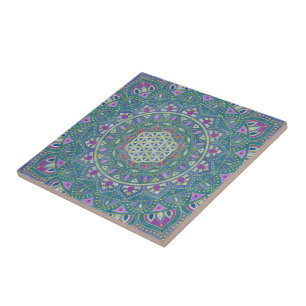 Flor da Vida - Mandala Estilo Índia 1