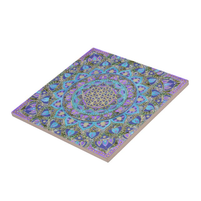 Flor Da Vida - Mandala Estilo Índia 2 (Lateral)