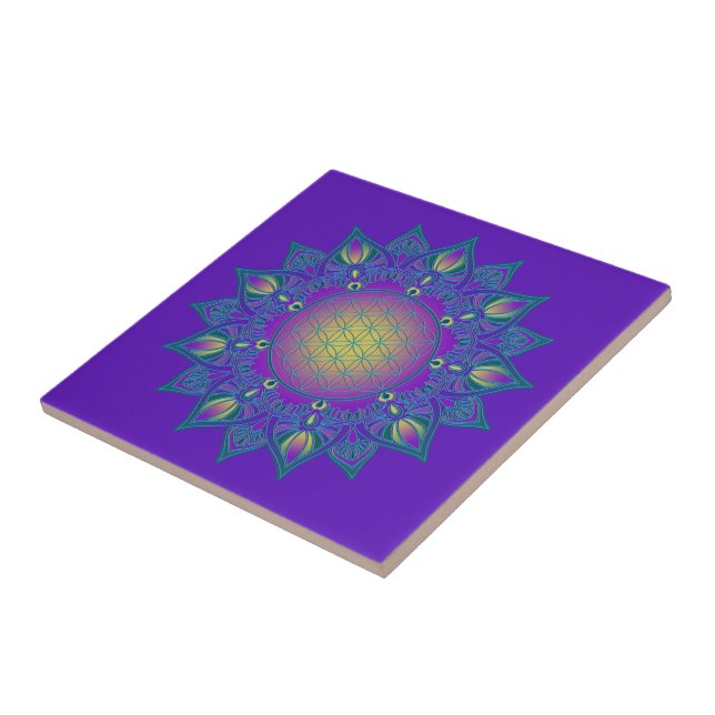 Flor da Vida - Mandala Indiana 3 (Lateral)