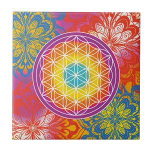 Flor da vida mandala zen