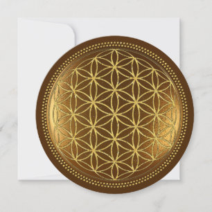 FLOR DA VIDA - Medalha de Geometria Sagrada 1