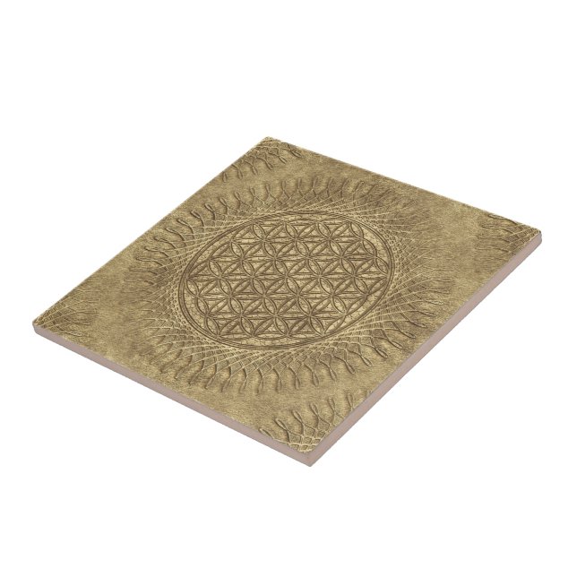 Flor Da Vida - sol - padrão contínuo 4 (Lateral)