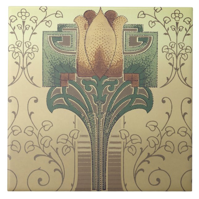 Flor das artes e dos artesanatos do Victorian (Frente)