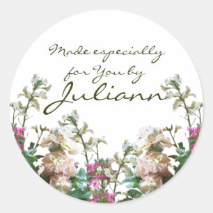 Flor de ações/ Etiqueta de presentes