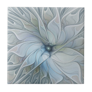 Flor de Arte Fractal, Abstrato, Bela Moderna Elega