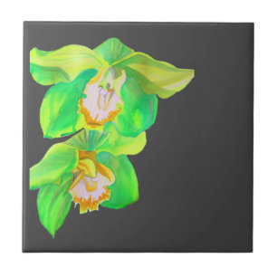 flor de arte pop moderna de orquídea