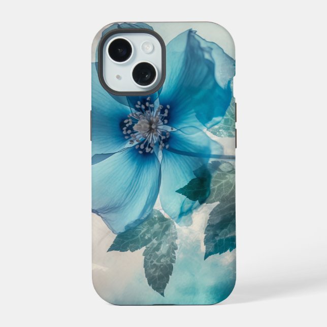 Flor de Azul Etéreo  (Verso)
