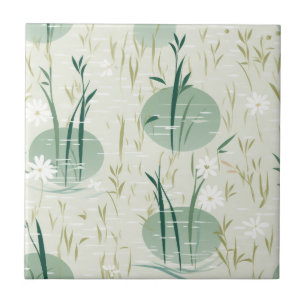Flor de Bambu Sereno Asiático (10)