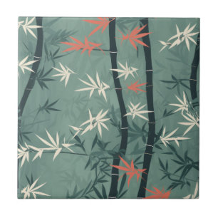 Flor de Bambu Sereno Asiático (7)