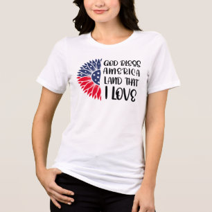 Flor de Bandeira Americana com Bênção Sensível