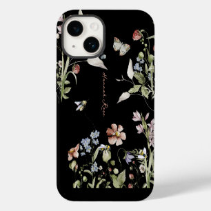 Flor de Campo Floral Abelha Bumble   Monograma 