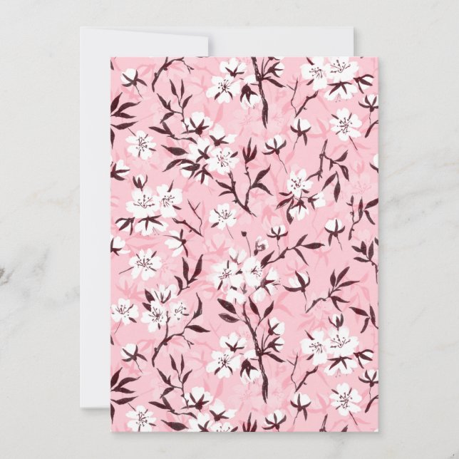 Flor de cereja branca (Frente)