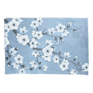 Flor de cerejeira cintilante azul