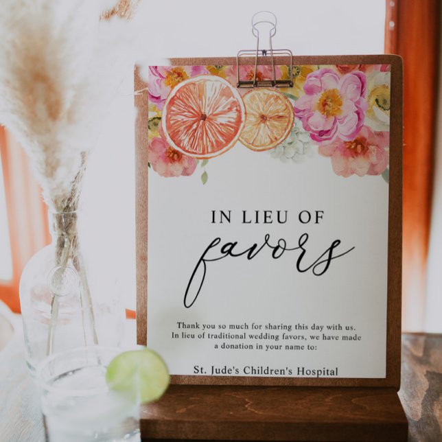 Flor De Citros Rosa Em Vez Do Sinal De Dádiva Favo (Criador carregado)