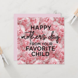 Flor de craveiro rosa para o Dia de as mães