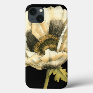 Flor de Creme no Fundo Preto