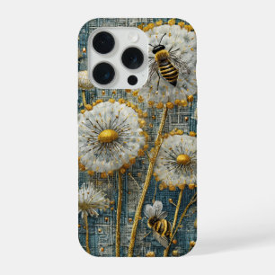 Flor de Dente-de-Leão Abelhas Ocupadas