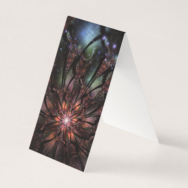 Flor de fantasia fractal macia e tenra (Frente)