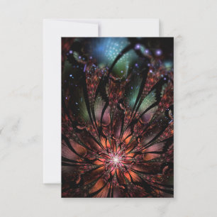 Flor de fantasia fractal suave e ternura