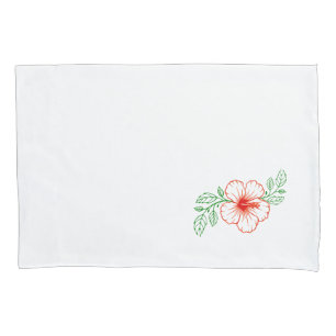 Flor de Hibiscus com folhas