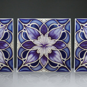 Flor de Jacarandá de Lisboa Inspirada no Art Nouve