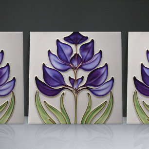 Flor de Jacarandá de Lisboa Inspirada no Art Nouve