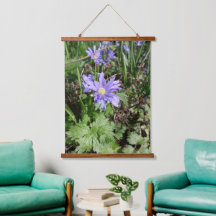 Flor de jardim azul