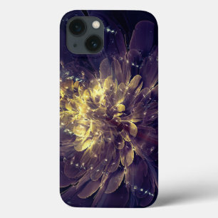 Flor De Liberdade - Flor Azul Ouro   iPad Case