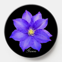 Flor de Lily Azul Pálida Personalizada
