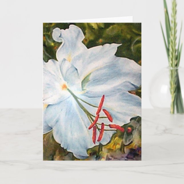 Flor de Lírio, Cartão de Cumprimentos (Frente)