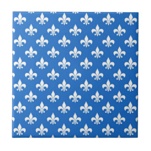 Flor de lis no azul