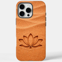Flor de Lótus em Areia de Terracota para Meditação